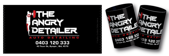 The Angry detailers promo  stubby coolers