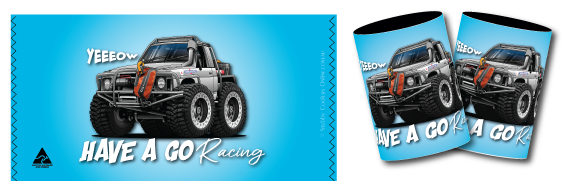 Have A Go Racing promotional stubby holders